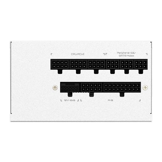 Napajalnik 750W, GIGABYTE UD750GM PG5 ICe, 120 vent, 80+ gold, modularni, bel