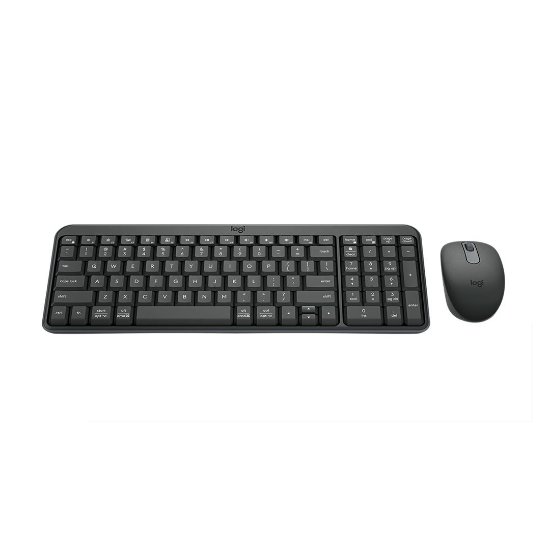 Tipkovnica + miška LOGITECH MK250 Compact Bluetooth komplet, brezžična, črna