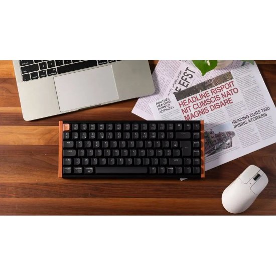 Tipkovnica KEYCHRON K2 HE Special Edition, RGB, Gateron 2.0 magnetic switch, UK Layout, bežična, crna