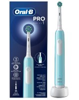 Električna zobna ščetka ORAL-B PRO 1, Cross Action, turkizna