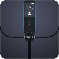 Pametna tehtnica RENPHO Elis Nova WiFi, meri težo, indeks telesne mase, maščobno tkivo, mišično maso, črna