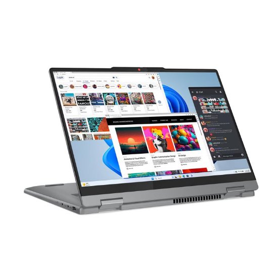 Prenosnik LENOVO IdeaPad 5 2-in-1 83KX004XSC / Core i5 13420H, 16GB, 1TB SSD, Intel HD Graphics, 14" WUXGA OLED Touch, Windows 11, sivi