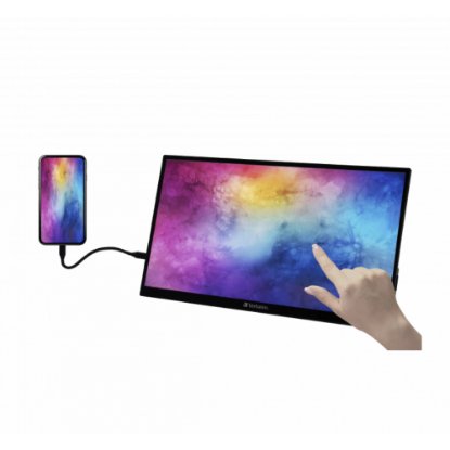 Prenosni monitor 15.6" VERBATIM PMT-15, FHD, IPS, 60Hz, 6ms, 250cd/m2, FreeSync, črn