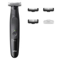 Trimer za brado BRAUN XT3100, za brado in telo, 3 nastavki, črn