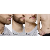 Trimer za brado BRAUN XT3100, za brado in telo, 3 nastavki, črn