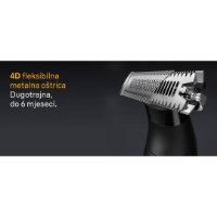 Trimer za brado BRAUN XT3100, za brado in telo, 3 nastavki, črn