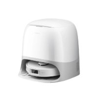 Robotski sesalnik ROBOROCK Q Revo Curv 5a1, postaja za samodejno praznjenje, bel