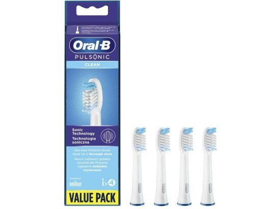 Nadomestne glave zobne ščetke ORAL-B Pulsonic refills 4ct Clean