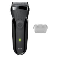 Aparat za britje BRAUN 300, SmartPlug, 3 brivne glave, črn