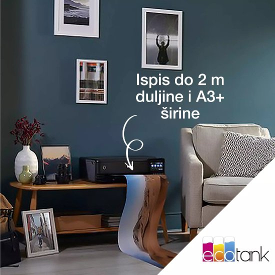 Multifunkcijski Tiskalnik EPSON EcoTank L8180, Tiskalnik/scanner/copy, 5760 dpi, A3, LAN, USB, WiFi