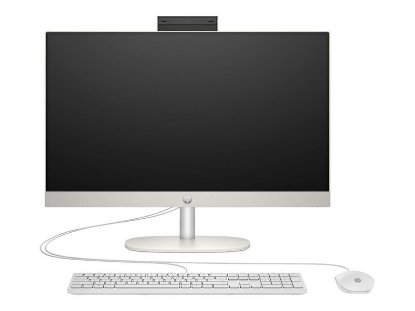 Računalnik AiO HP  24-cr0052ny / 24" FHD IPS, Core i5 1335U, 8GB, 512GB SSD, Intel HD Graphics, WiFi, tipkovnica, miš, brez OS, belo