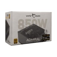 Napajlnik 850W, WHITE SHARK Admiral, 140mm vent., 80+ Gold, modular