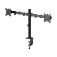 Nosilec za monitor SBOX LCD-352/2-3, namizni, do 32", za 2 monitorja, črn