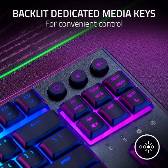 Tipkovnica RAZER Ornata V3 Tenkeyless, US layout, USB, črna
