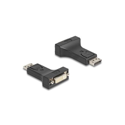 Adapter DELOCK, DisplayPort (M) na DVI-I 24+5 (Ž), črni
