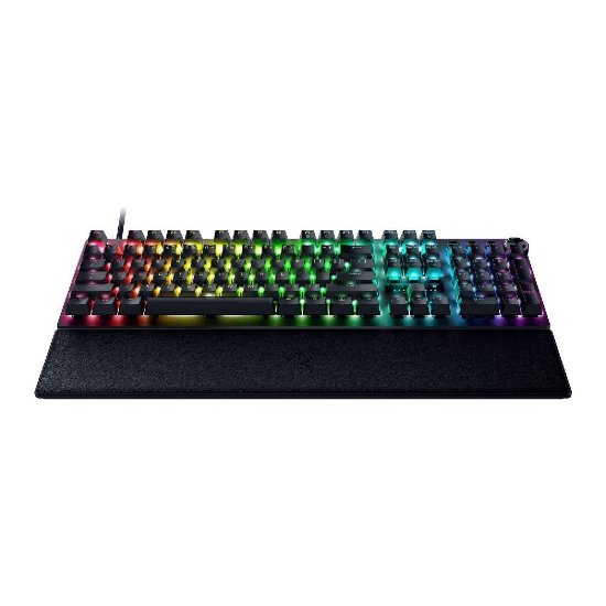 Tipkovnica RAZER Huntsman V3 Pro, Analog Switch, RGB, UK Layout, USB, crna