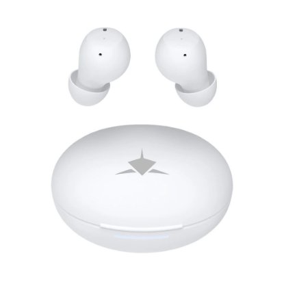 Slušalice WHITE SHARK GEB-TWS-02 Vortex, in-ear, bežične, bluetooth, bijele