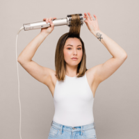 Kodralnik za lase SHARK HD424SLEU Flexstyle, 3 v 1, 1400 W, oblikovalnik, sušilec, srebrna