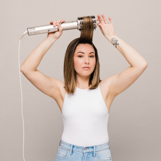 Kodralnik za lase SHARK HD424SLEU Flexstyle, 3 v 1, 1400 W, oblikovalnik, sušilec, srebrna