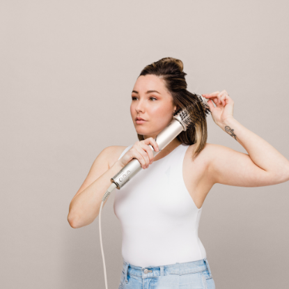 Kodralnik za lase SHARK HD424SLEU Flexstyle, 3 v 1, 1400 W, oblikovalnik, sušilec, srebrna