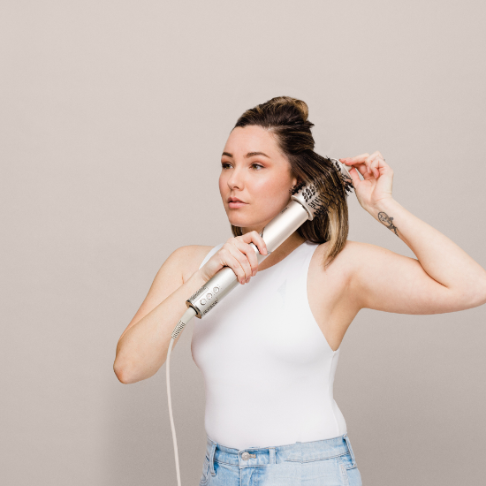 Kodralnik za lase SHARK HD424SLEU Flexstyle, 3 v 1, 1400 W, oblikovalnik, sušilec, srebrna