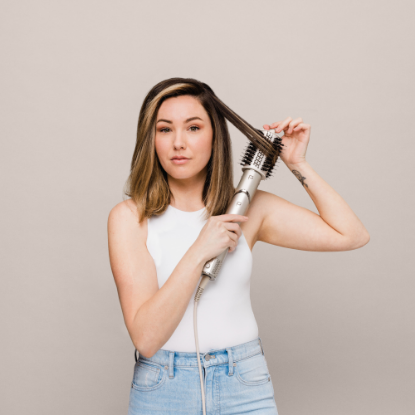 Kodralnik za lase SHARK HD424SLEU Flexstyle, 3 v 1, 1400 W, oblikovalnik, sušilec, srebrna