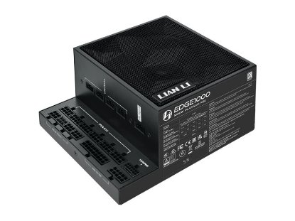 Napajalnik 1000W, LIAN LI Edge, 80+ Platinum, modularno, črno