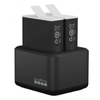 Dodatna oprema za športne digitalne kamere GOPRO HERO9/HERO10/HERO11 Black, dvojni polnilec baterij + baterija, ADDBD-211-EU