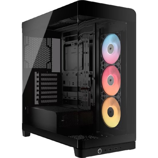 Kućište CORSAIR Frame 4500X, window, MIDI, E-ATX, crno, bez napajanja