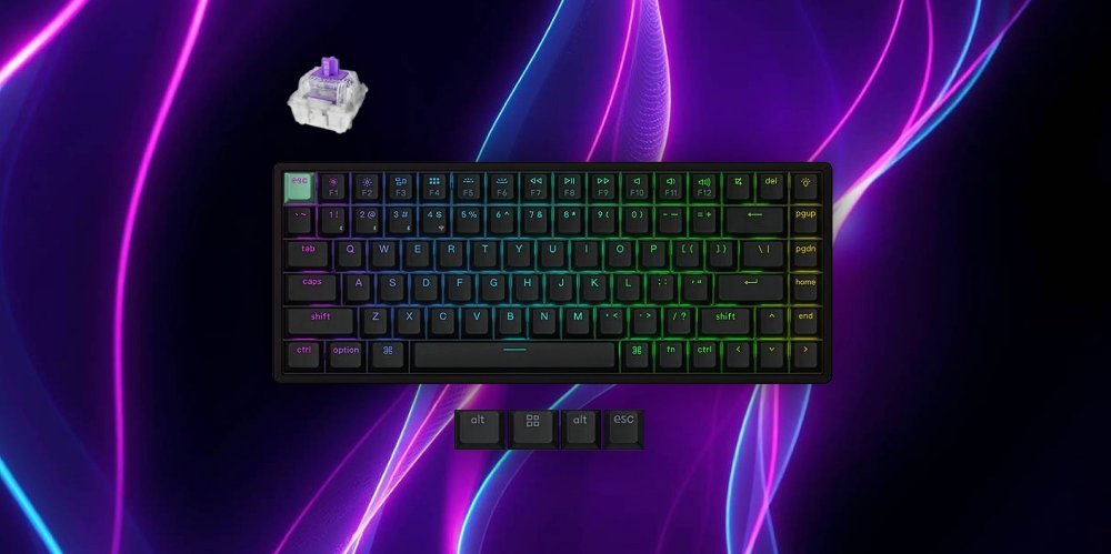 Prikažite detalje za Natančnost in prilagodljivost tipkovnice Keychron K2 HE