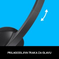 slušalke LOGITECH Headset H340 Stereo, USB