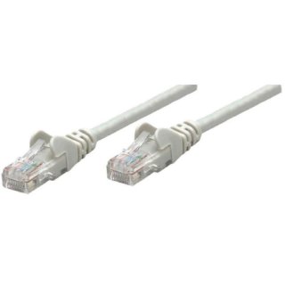 Kabel INTELLINET patch CAT6, U/UTP, siv, 0,25 m