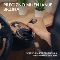 Volan LOGITECH G923 SE Racing Wheel, PC/PS4/PS5, USB, Mjenjač LOGITECH Driving Force Shifter