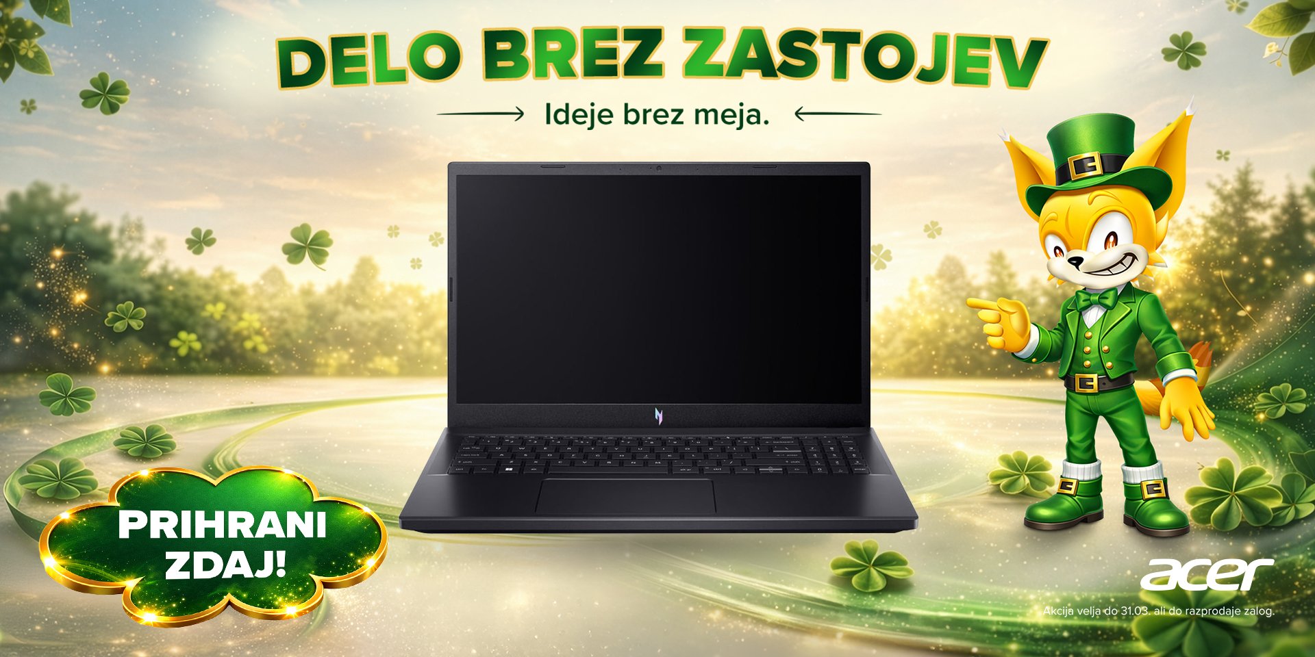 Spomladanska akcija Acer prenosnikov