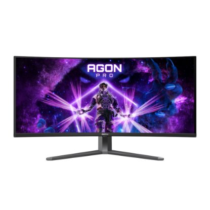 Gaming monitor 34" AOC Agon Pro AG346UCD, UWQHD, OLED, 175Hz, 1ms, 1000cd/m2, FreeSync, ukrivljen, zvočnici, črni
