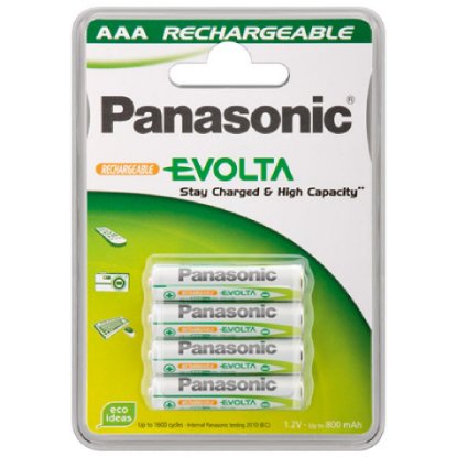 Baterije PANASONIC HHR-4MVE/4BP, polnilne, 750 mAh, AAA, 4 kosi