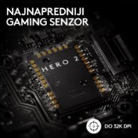 Miška LOGITECH Pro X Superlight 2,brezžična, optična, 32000dpi, bela, USB