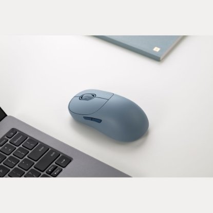 Miška XIAOMI Wireless Mouse 3, optična, brezžična, BT, 1200dpi, modra