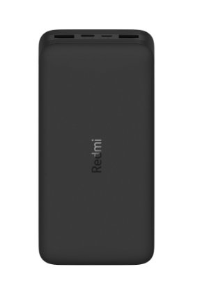 Mobilni USB punjač XIAOMI Redmi 18W PowerBank, 20000 mAh, črni