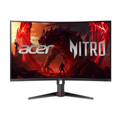 Gaming monitor 31,5" ACER XZ323QUZ1bmiiprx UM.HX3EE.105, QHD, VA, 280Hz, 1ms, 250cd/m2, FreeSync, pivot, zakrivljeni, zvučnici, crni
