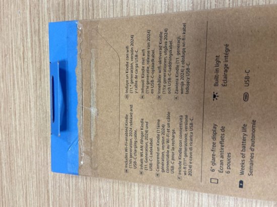 OPEN BOX - E-Book Reader AMAZON Kindle, 11.gen, no Ad, 6", 16GB, Bluetooth, crni