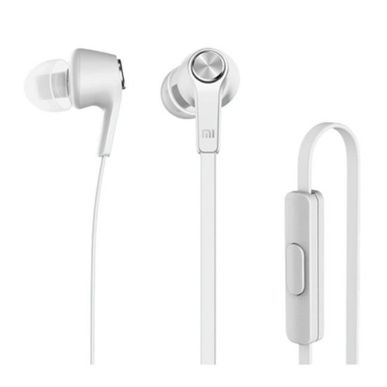 slušalke XIAOMI Mi In-Ear Headphones, in-ear, srebrne
