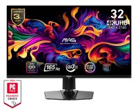 Gaming monitor 31.5" MSI MAG 321UP QD-OLED, 4K UHD, OLED, 165Hz, 1ms, 250cd/m2, FreeSync, pivot, črn
