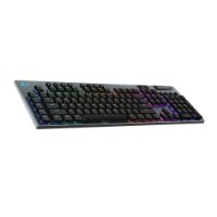 Tipkovnica LOGITECH Gaming G915 X Lightspeed Tactile, RGB, mehanička, brezžična, US Layout, črna