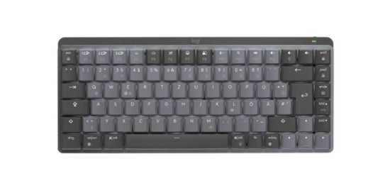Tipkovnica LOGITECH MX Mechanical Mini Tactile Quiet, brezžična, BT, črna