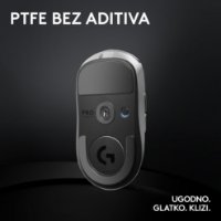 Miška LOGITECH Pro X Superlight 2,brezžična, optična, 32000dpi, bela, USB
