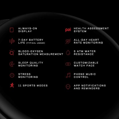 Pametna ura AMAZFIT Zepp E Square, Pametna obvestila, Deep sea blue