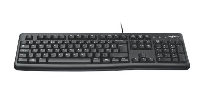 Tipkovnica LOGITECH K120, črna, OEM, USB