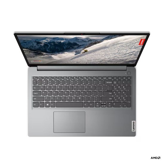 OPEN BOX - Laptop LENOVO IdeaPad 1 15AMN7 82VG00U1SC / Ryzen 5 7520U, 16GB, 512 GB SSD, AMD Radeon HD Graphics, 15.6" FHD IPS, Windows 11, sivi