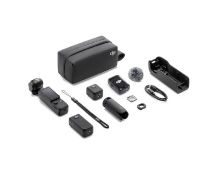 Gimbal stabilizator/kamera DJI Osmo Pocket 3 Creator Combo, 4K 120FPS, 3-osni stabilizator, črne barve